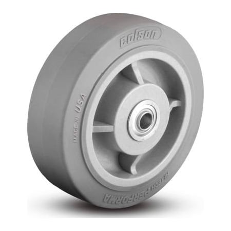 Colson Colson 2 Series Wheel 5.00008.459 WS - 8 x 2 Performa Rubber 1/2 Straight Roller Bearing 5.00008.459 WS